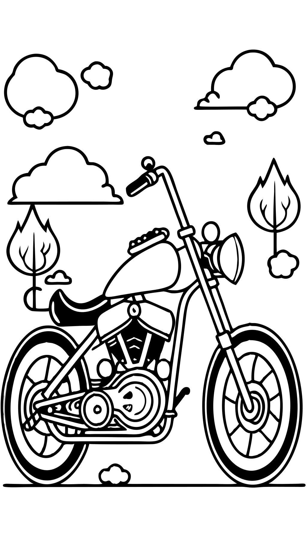 chopper coloring pages